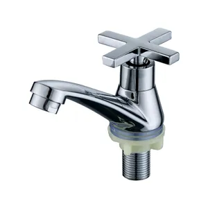 Llave Individual para Lavamanos Acquabela Yukón Cromado 1/2"